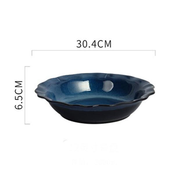 Hanover Handcrafted Wave Bowl for Table Setting