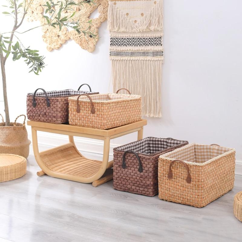 Woven Rattan Wicker Storage Basket