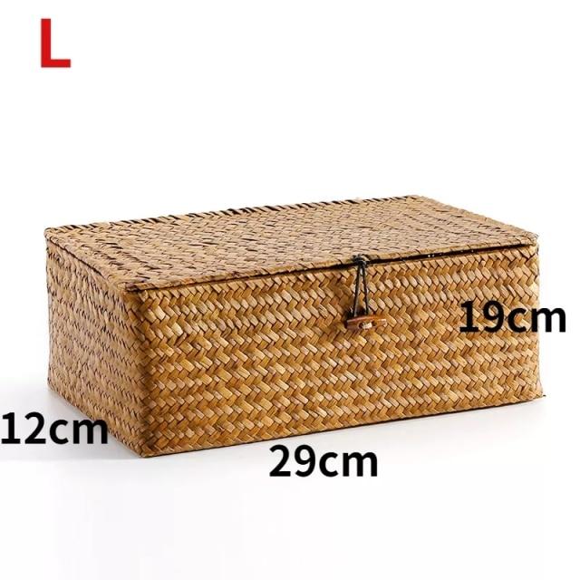 Woven Rattan Wicker Storage Basket