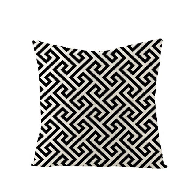 Scandinavian Geometry Cushion Cover