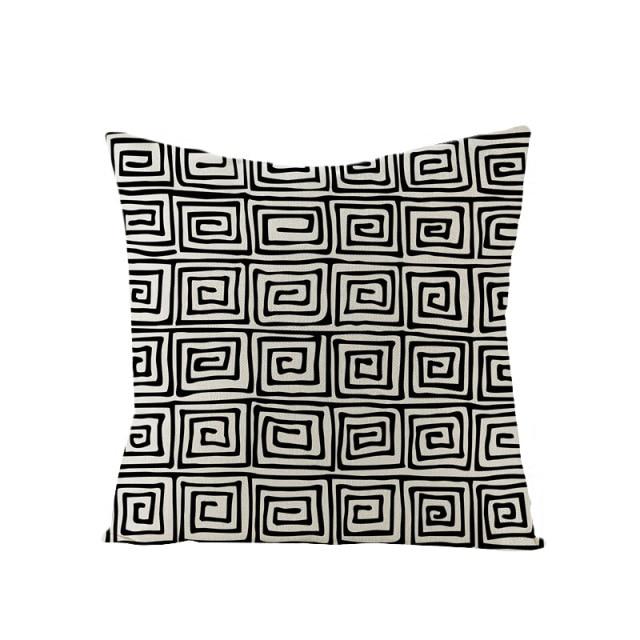 Scandinavian Geometry Cushion Cover