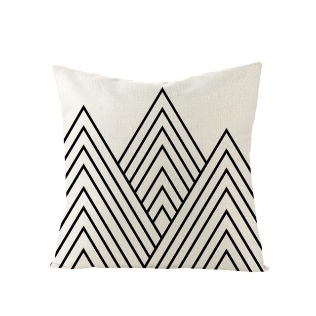 Scandinavian Geometry Cushion Cover