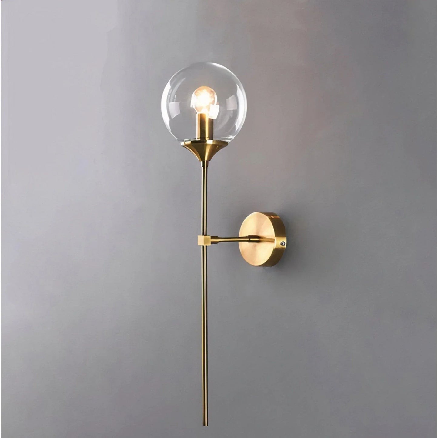 Claudia Antique Orb Wall Light