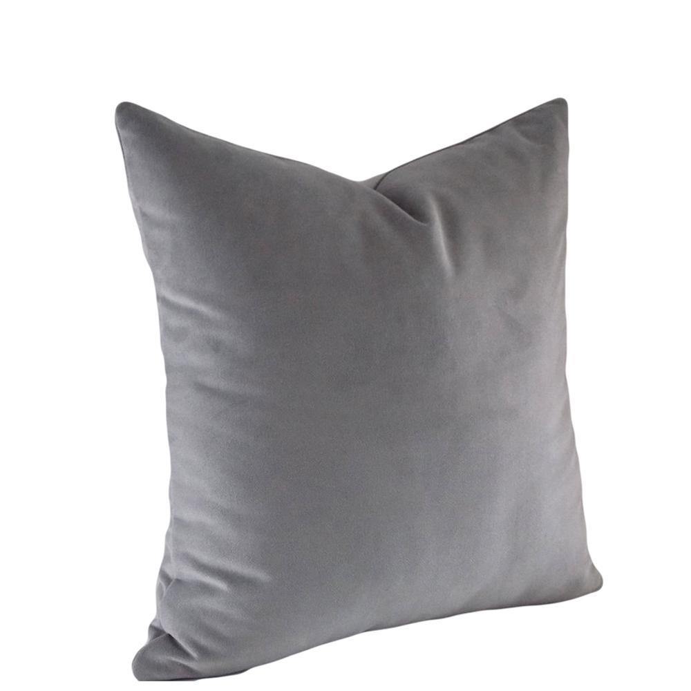 Grey Tones Velvet Cushion Covers - Nordic Side - 