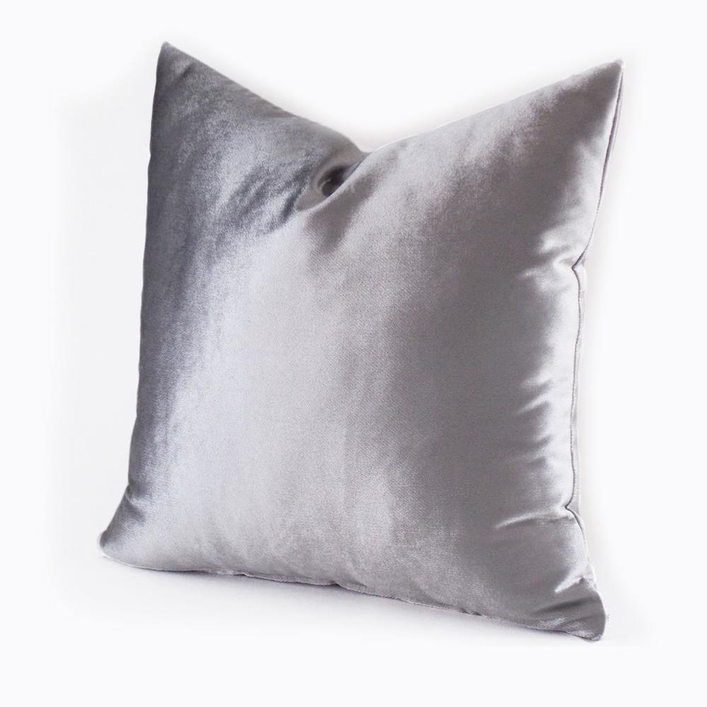 Grey Tones Velvet Cushion Covers - Nordic Side - 