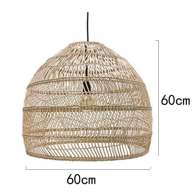 Bamboo Natural Bamboo Rattan Pendant Lights