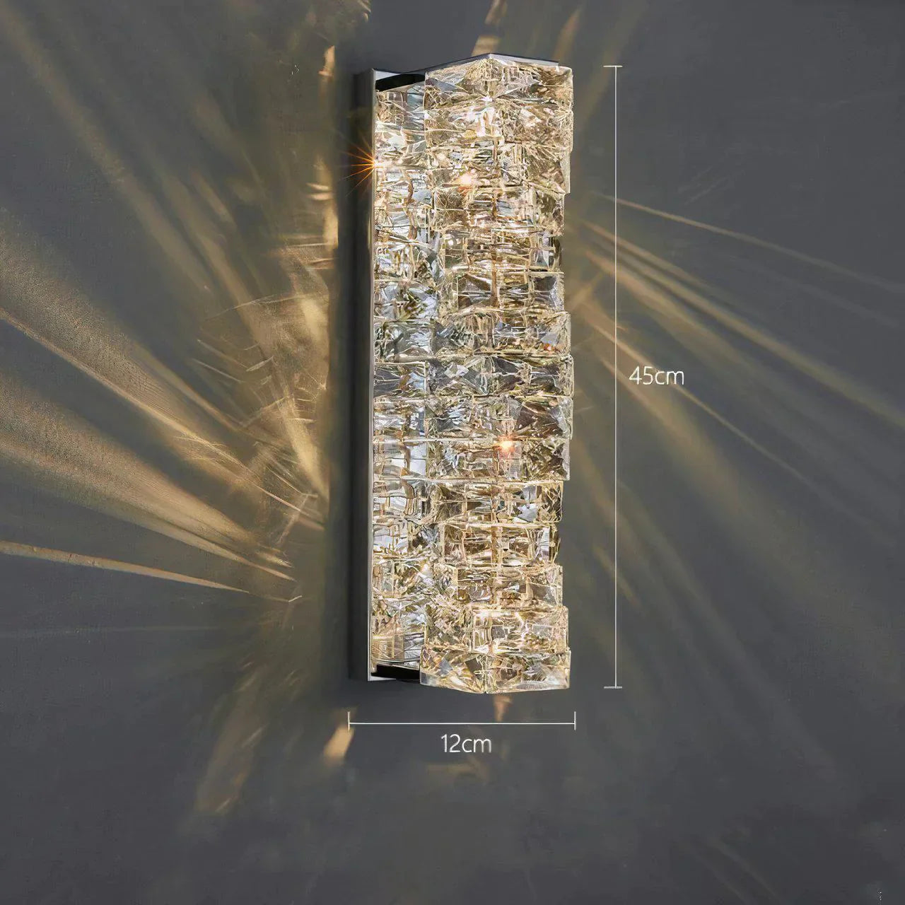 Zailika Sophisticated Crystal Wall Light