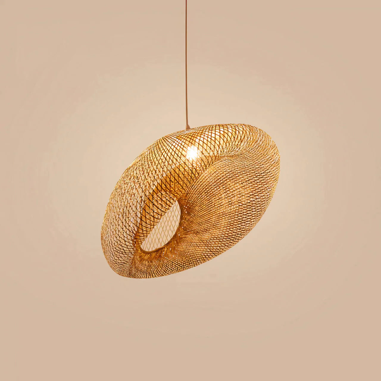 Robin Nature-Inspired Wooden Chandelier