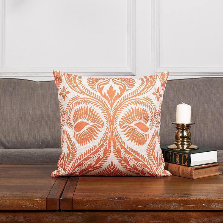 Red Orange Vintage Cushions - Nordic Side - 