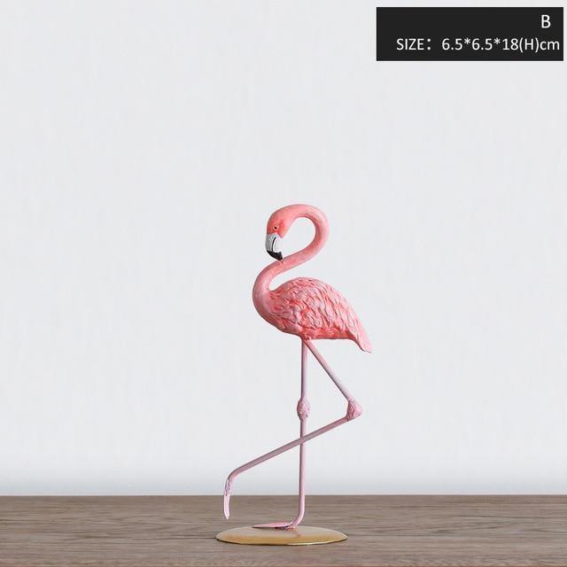 Resin Flamingo Tabletop Accessory - Nordic Side - 