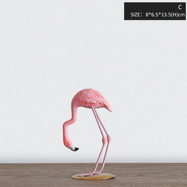 Resin Flamingo Tabletop Accessory - Nordic Side - 