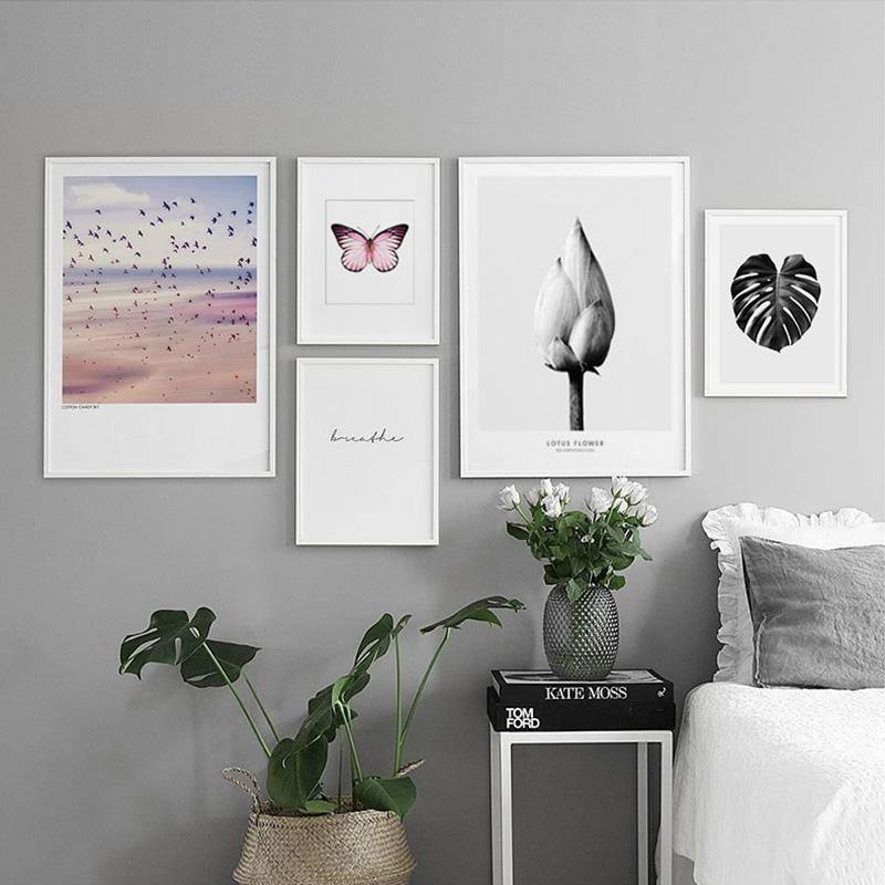 Summer Lotus Wall Art - Nordic Side - 