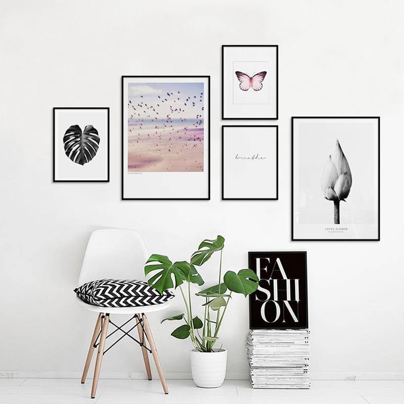 Summer Lotus Wall Art - Nordic Side - 