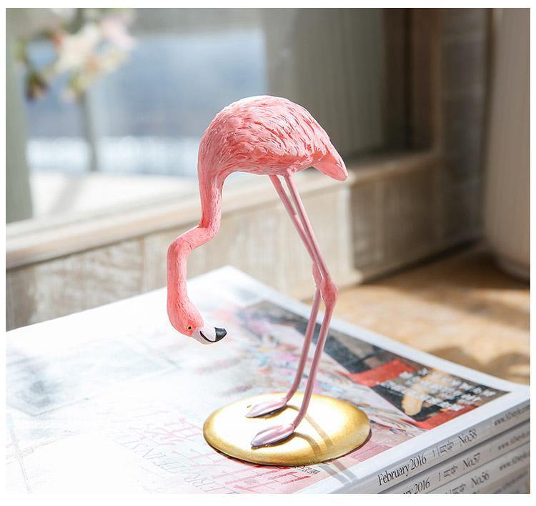 Resin Flamingo Tabletop Accessory - Nordic Side - 