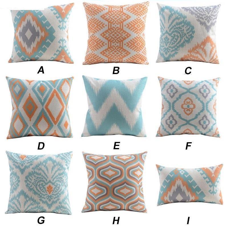 Bright Pattern Cushions - Nordic Side - 