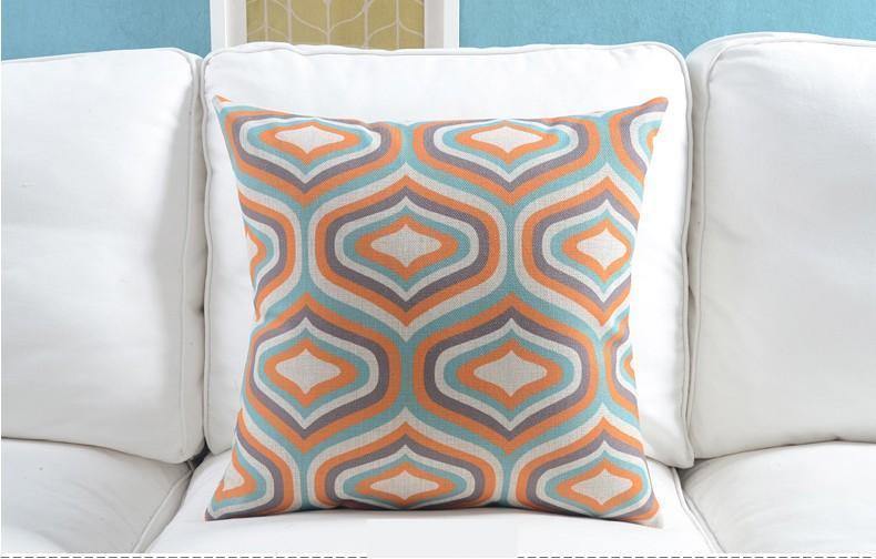 Bright Pattern Cushions - Nordic Side - 