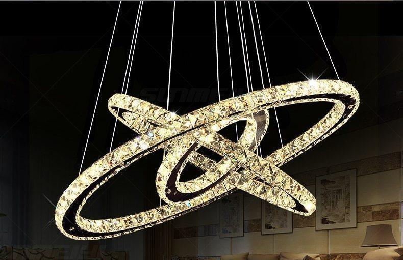 Circular Crystal LED Chandelier - Nordic Side - 09-28, best-selling-lights, chandelier, feed-cl0-over-80-dollars, hanging-lamp, lamp, LED-lamp, light, lighting, lighting-tag, modern, modern-l