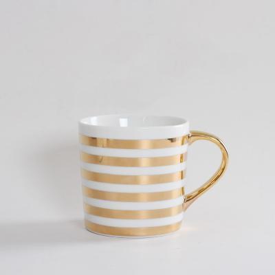 Lovely Gold Ceramic Mugs - Nordic Side - 