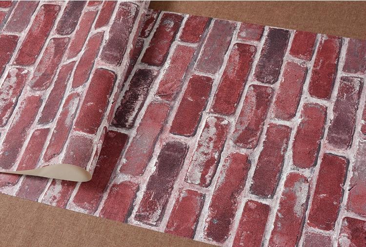 Carter - Rustic Vintage 3D Faux Brick Wallpaper Roll - Nordic Side - 01-07