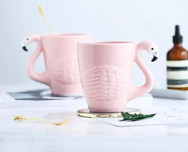 Flamingo Teapot & Cup - Nordic Side - 