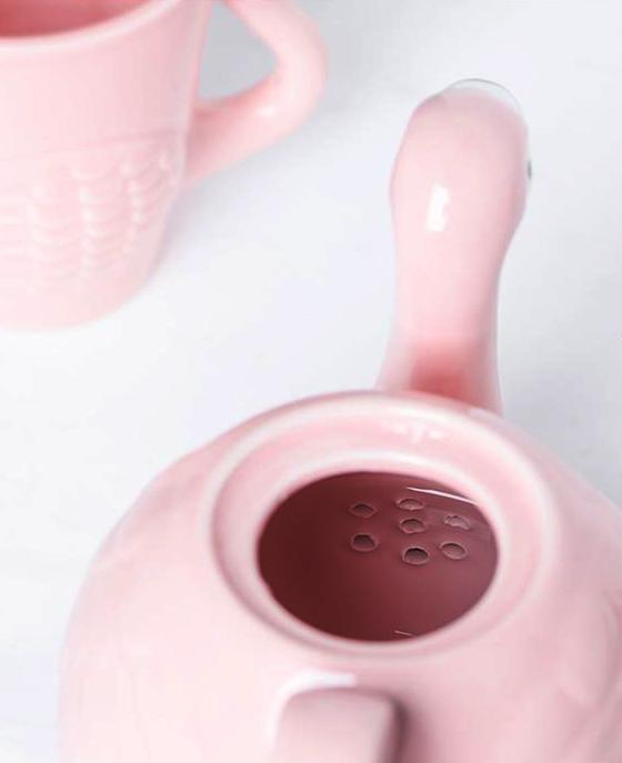 Flamingo Teapot & Cup - Nordic Side - 