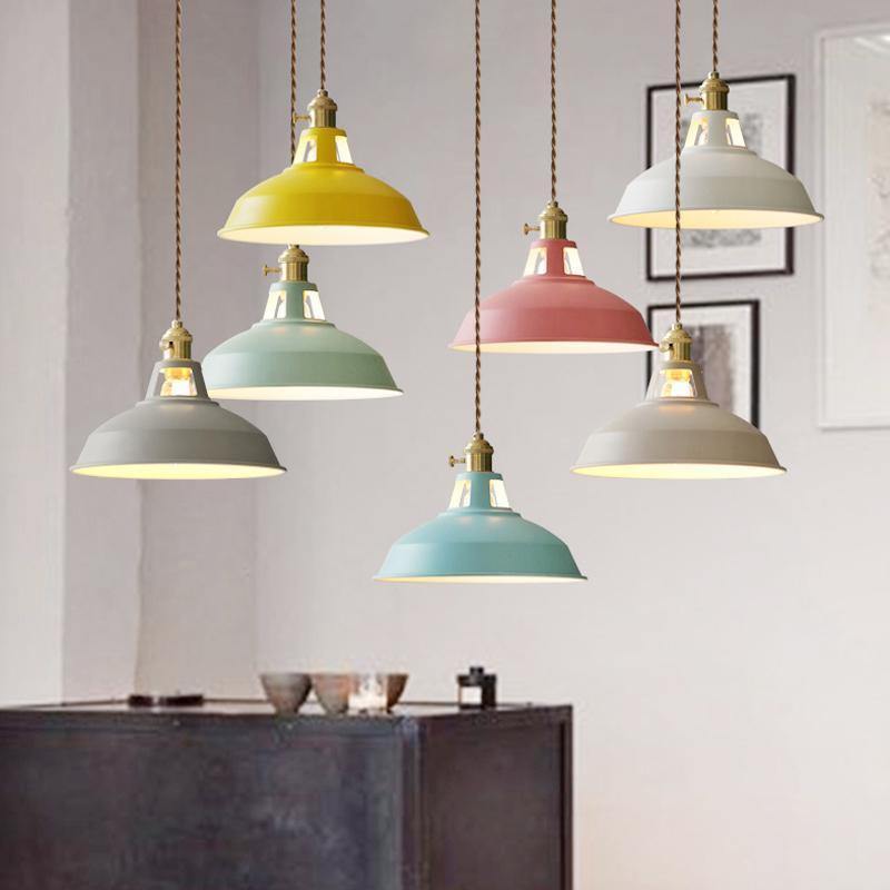 LED Wide Corn Macaron Pendant Lights - Nordic Side - 