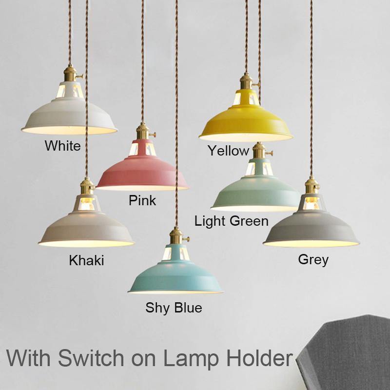 LED Wide Corn Macaron Pendant Lights - Nordic Side - 