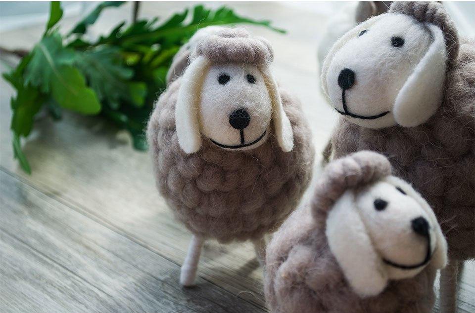 Mini Wool Sheep Craft - Nordic Side - 