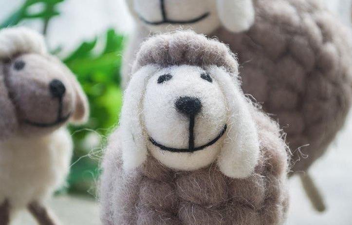 Mini Wool Sheep Craft - Nordic Side - 