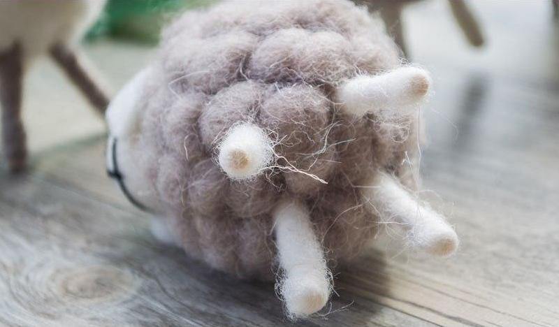 Mini Wool Sheep Craft - Nordic Side - 