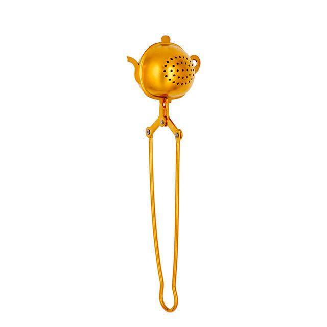 Gold Stainless Lovely Tea Infuser / Strainer - Nordic Side - 