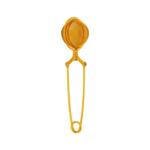 Gold Stainless Lovely Tea Infuser / Strainer - Nordic Side - 