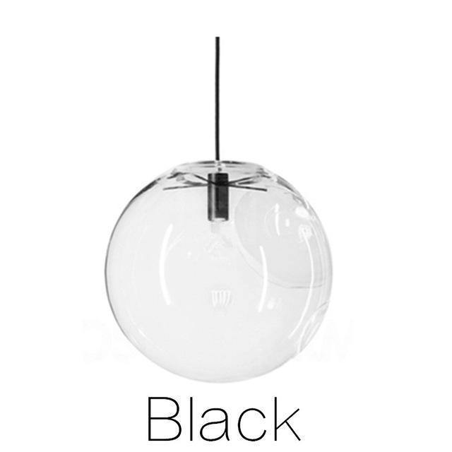 Clear Glass Ball Pendant Light - Nordic Side - 