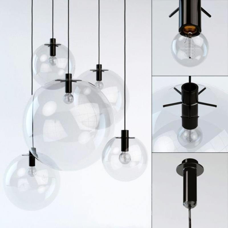 Clear Glass Ball Pendant Light - Nordic Side - 