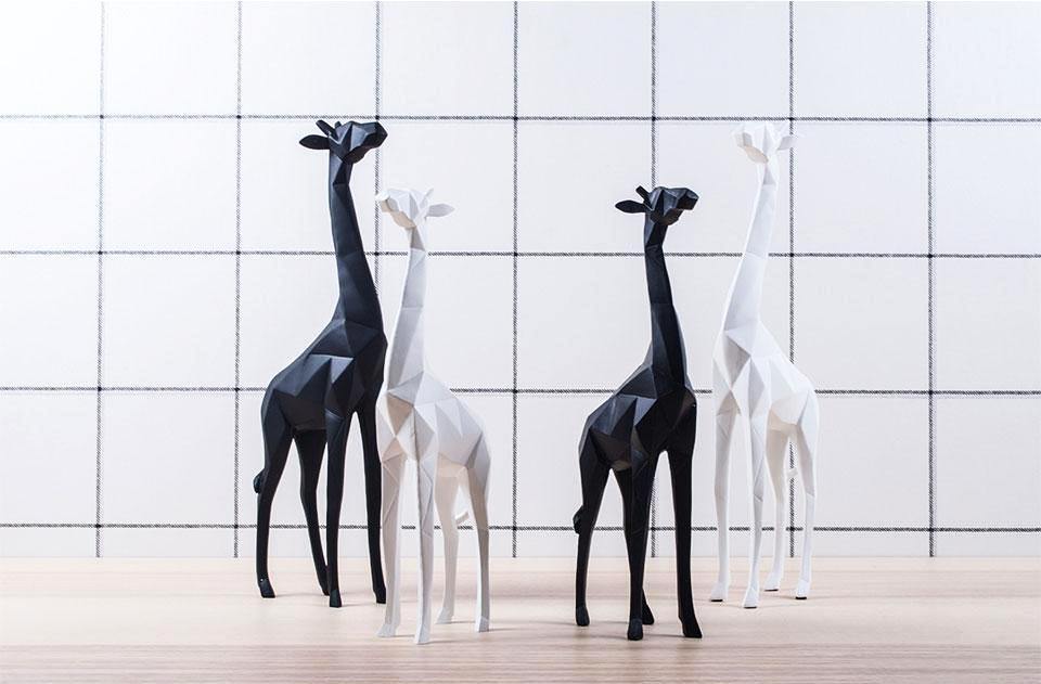 Mini Resin Giraffe Craft - Nordic Side - 