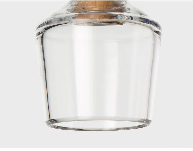 Glass With Wooden Top Light - Nordic Side - 