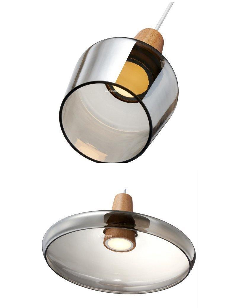 Glass With Wooden Top Light - Nordic Side - 