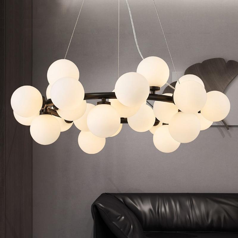 Round Loft Chandelier - Nordic Side - 