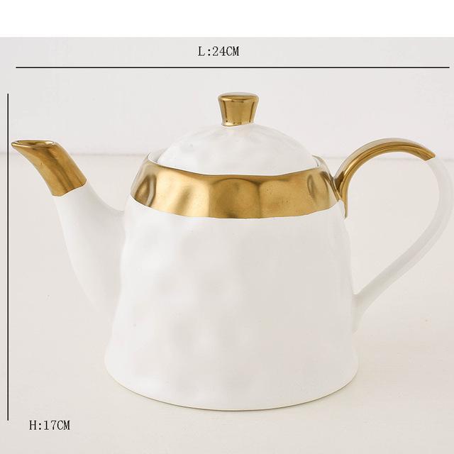 Gold & White Tea Set - Nordic Side - 