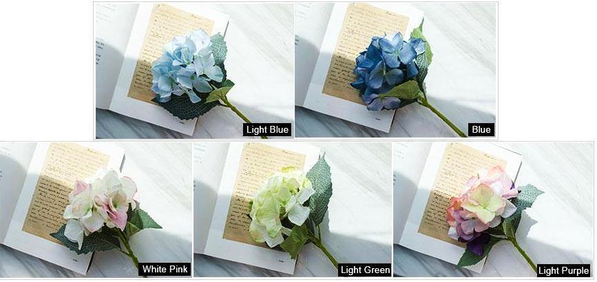 Artificial Hydrangea Flowers - Nordic Side - 