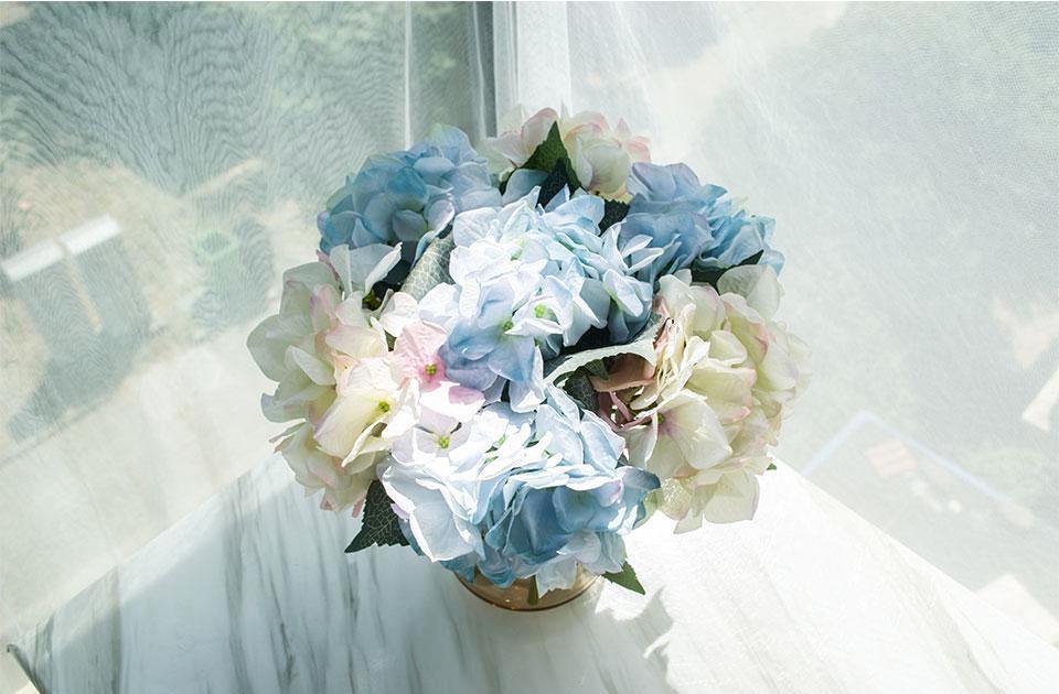 Artificial Hydrangea Flowers - Nordic Side - 