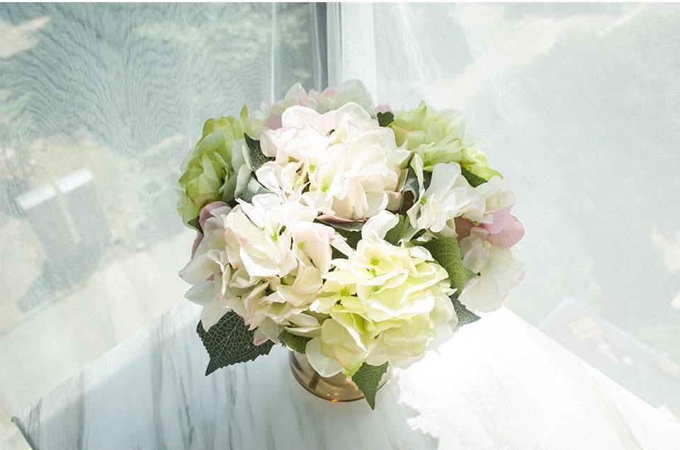 Artificial Hydrangea Flowers - Nordic Side - 