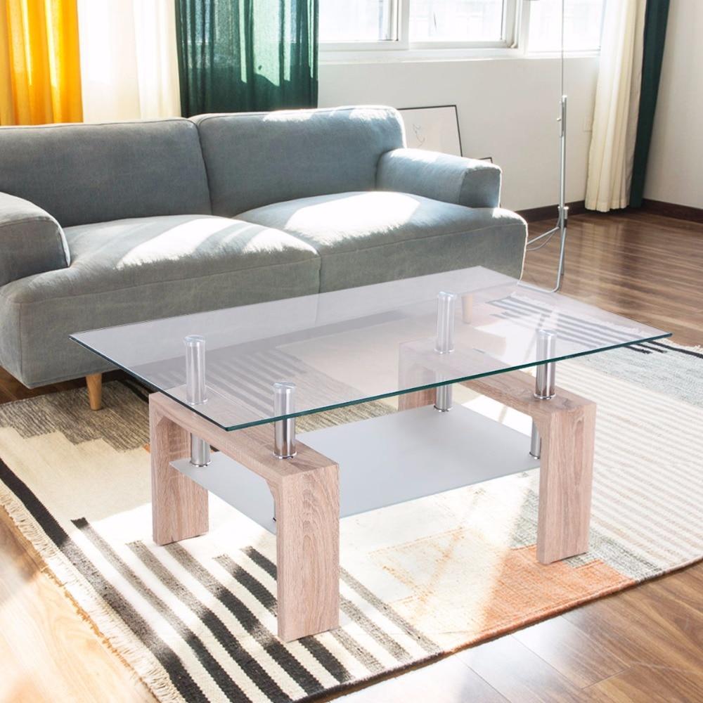 Bertha - Modern Glass Coffee Table with Storage Shelf - Nordic Side - 01-28, modern-furniture, modern-pieces