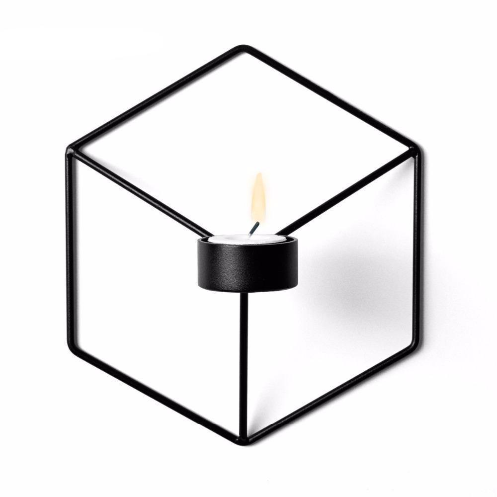 3D Hexagon Sconce Candlestick - Nordic Side - 