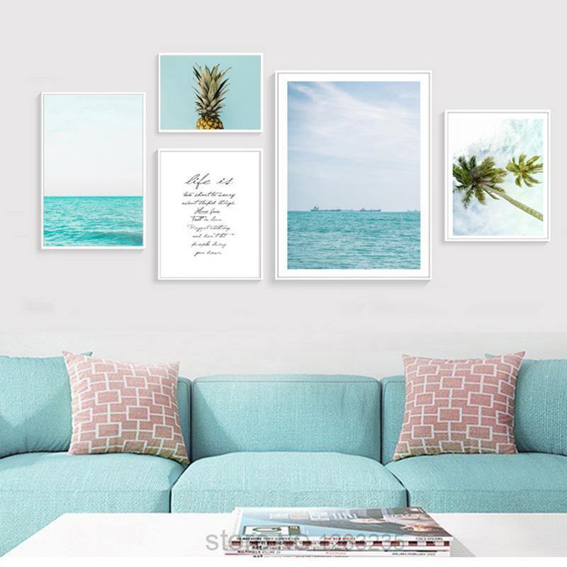 Blue Shine On Summer Wall Art - Nordic Side - 