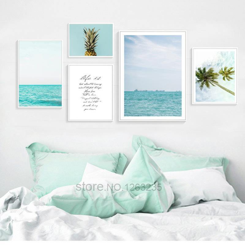 Blue Shine On Summer Wall Art - Nordic Side - 