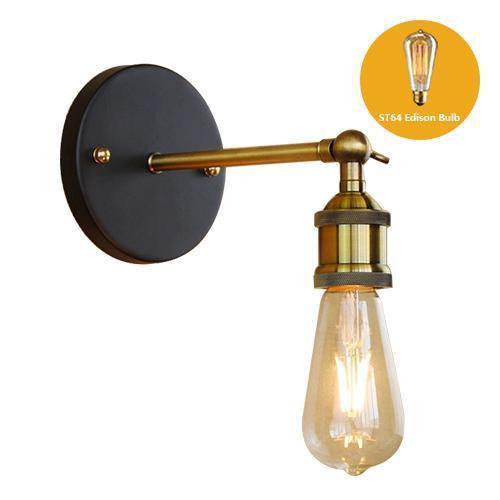 Industrial Vintage Brass Fixture - Nordic Side - 