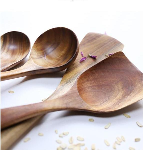 Teak Wood Utensils - Nordic Side - 