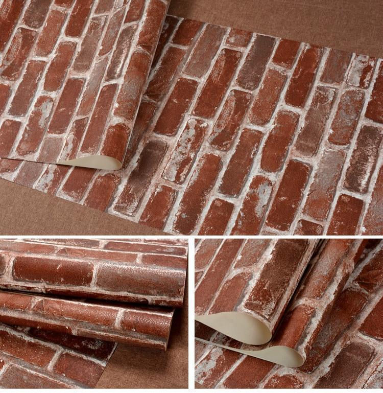 Carter - Rustic Vintage 3D Faux Brick Wallpaper Roll - Nordic Side - 01-07