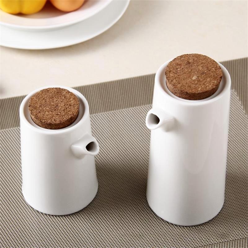 Ceramic Oil & Vinegar Container - Nordic Side - 